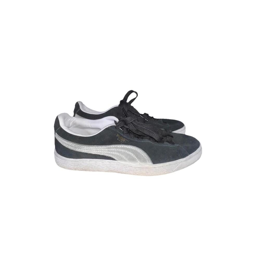 Puma Suede Classic Jr Black White 6C Youth Kids Casual Sneakers